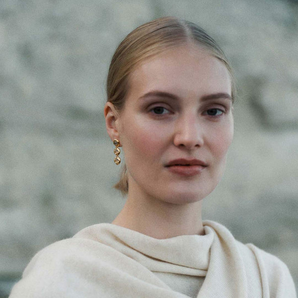 LEA HOYER Mette ørering - guld