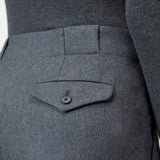 CLOSED Mawson bukser - dark grey melange