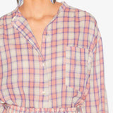 ISABEL MARANT Mexica skjorte - ecru/pink