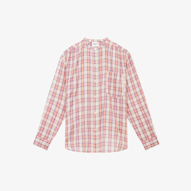 ISABEL MARANT Mexica skjorte - ecru/pink