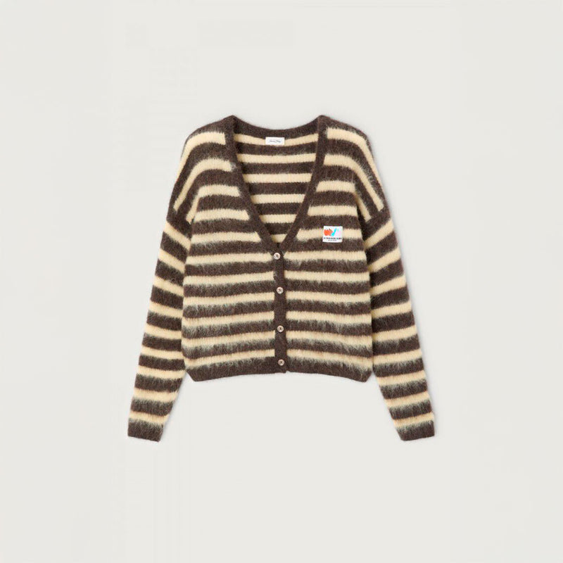 AMERICAN VINTAGE NEN19A cardigan - racin raye soya