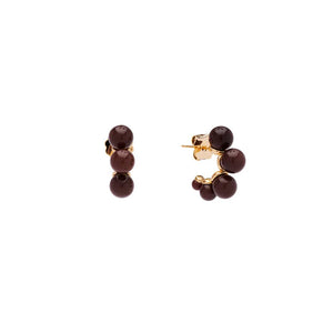 PICO Electra Studs øreringe - espresso