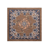 SKALL STUDIO Pippa 70*70 Tørklæde - Brown Paisley Print