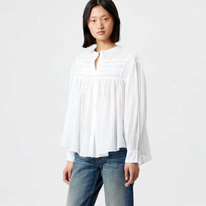 ISABEL MARANT Plalia skjorte - hvid
