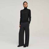 RHEA RHEA133 Turtleneck strik - Dark Grey
