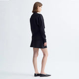BIRROT Lay2 Round-Neck cardigan - Anthracite