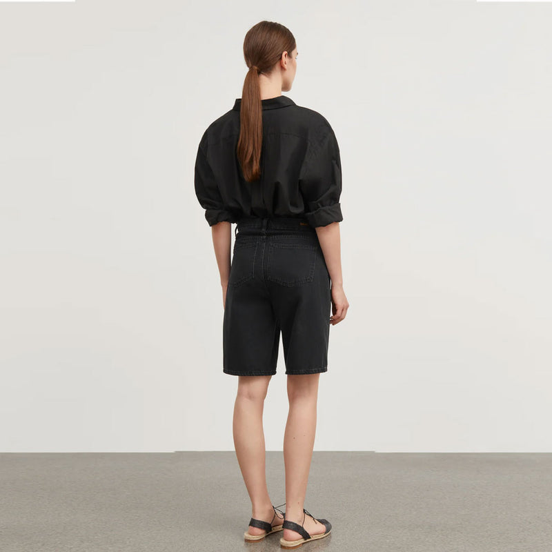 SKALL STUDIO Wilson denim shorts - washed black