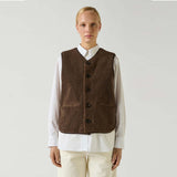 SOEUR Fusil teddy vest - Marron brun