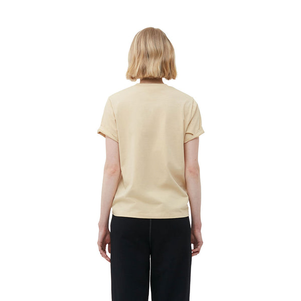 GANNI T3531 Basic relaxed t-shirt - pale khaki