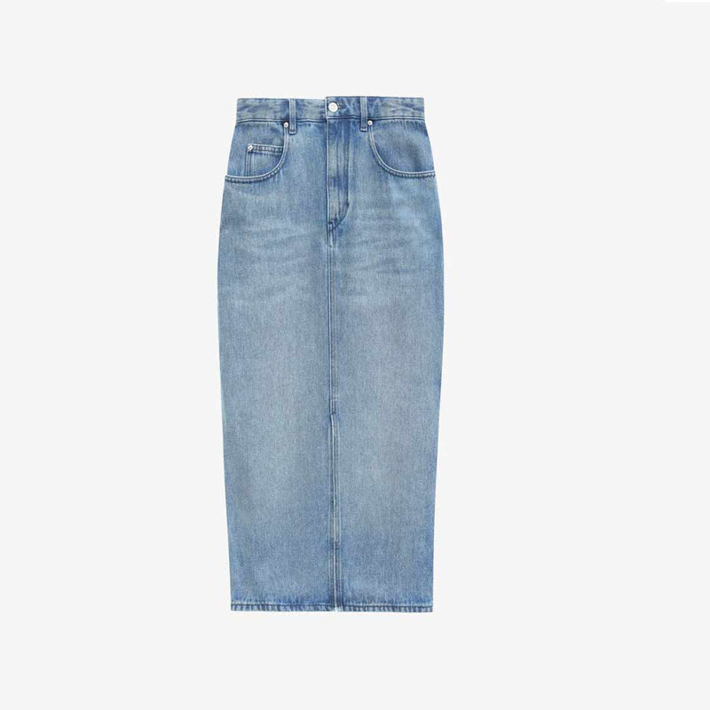 ISABEL MARANT Tilauria denim nederdel - light blue