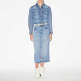 ISABEL MARANT Tilauria denim nederdel - light blue