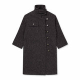 PROEM PARADES Betty Bouclé Wool Coat - Ash