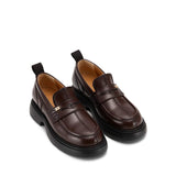 GANNI S2622 Everyday loafer patent - Chocolate fondant