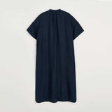 AIAYU Cille Linen kjole - Navy