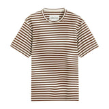 AIAYU Classic Circular striped T-Shirt - mix coffee