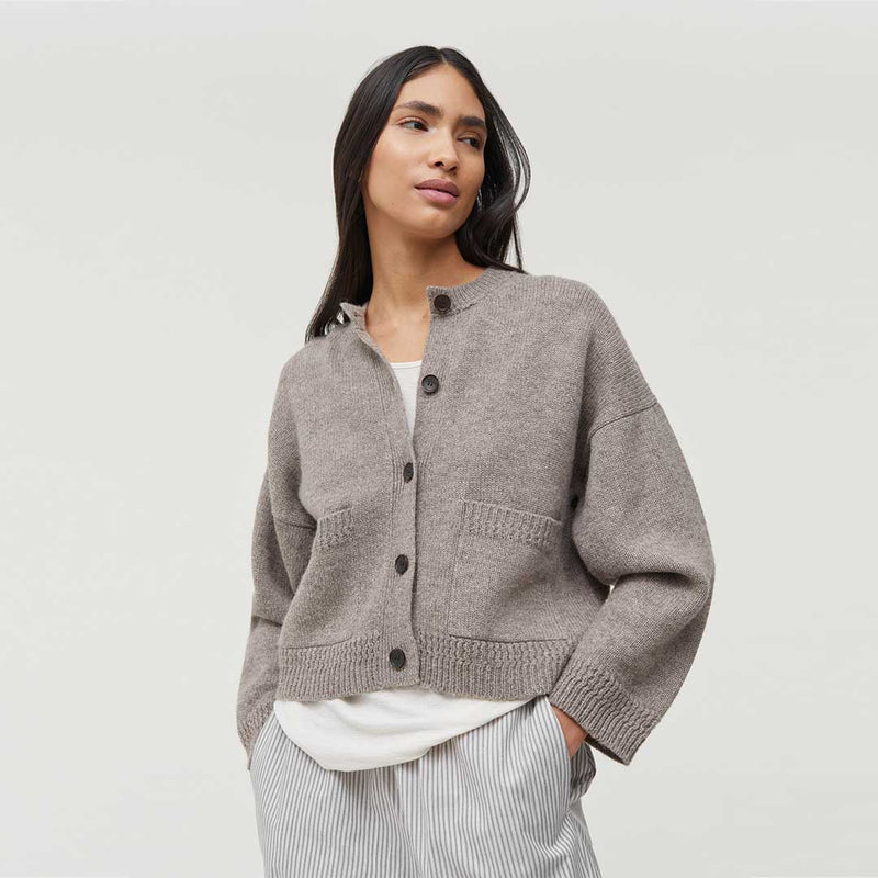 AIAYU Cobe cardigan - pure soil beige