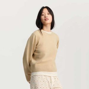 AIAYU Inga cashmere sweater - corn