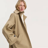 AIAYU Jo twill frakke - Classic Khaki