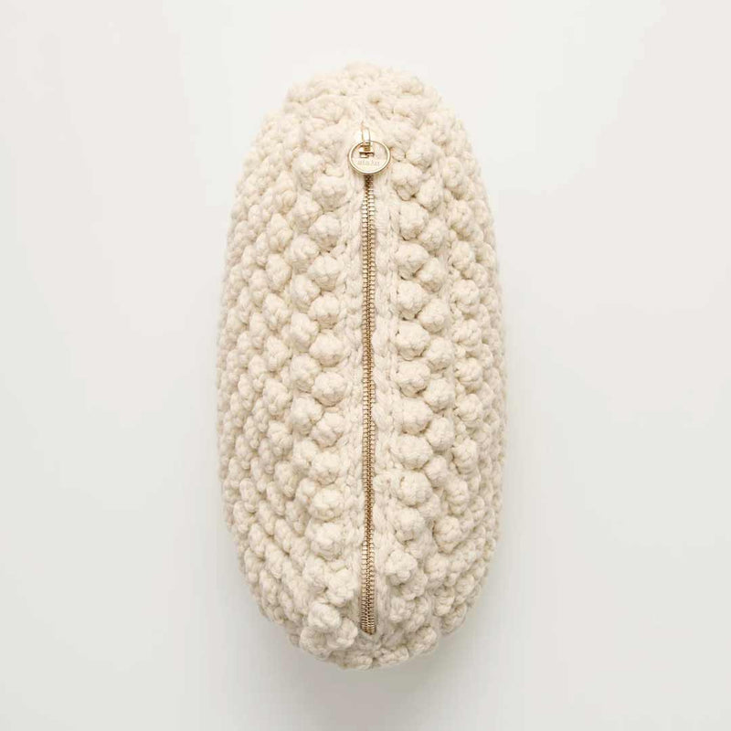 AIAYU Linn clutch taske - pure ecru