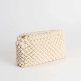 AIAYU Linn clutch taske - pure ecru