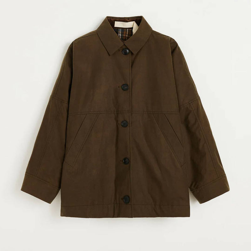 AIAYU Moa Oilskin jakke - bark