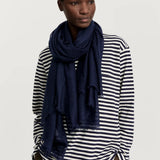 AIAYU Poon cashmere tørklæde - navy