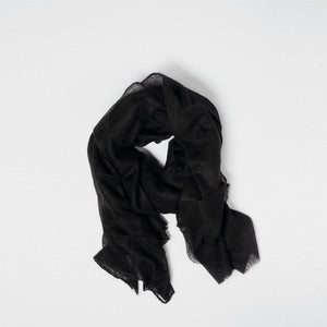 AIAYU Poon cashmere tørklæde - sort