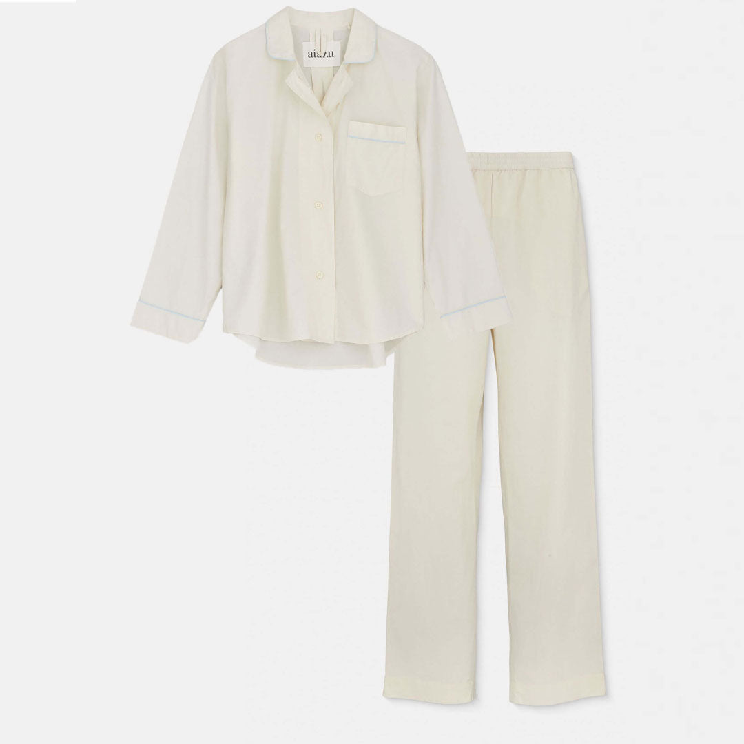 AIAYU nattøj: Pyjamas night - pure ecru ♡ AIAYU i Silkeborg – HAUSFRAU