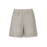AIAYU Shorts Long Linen - grå