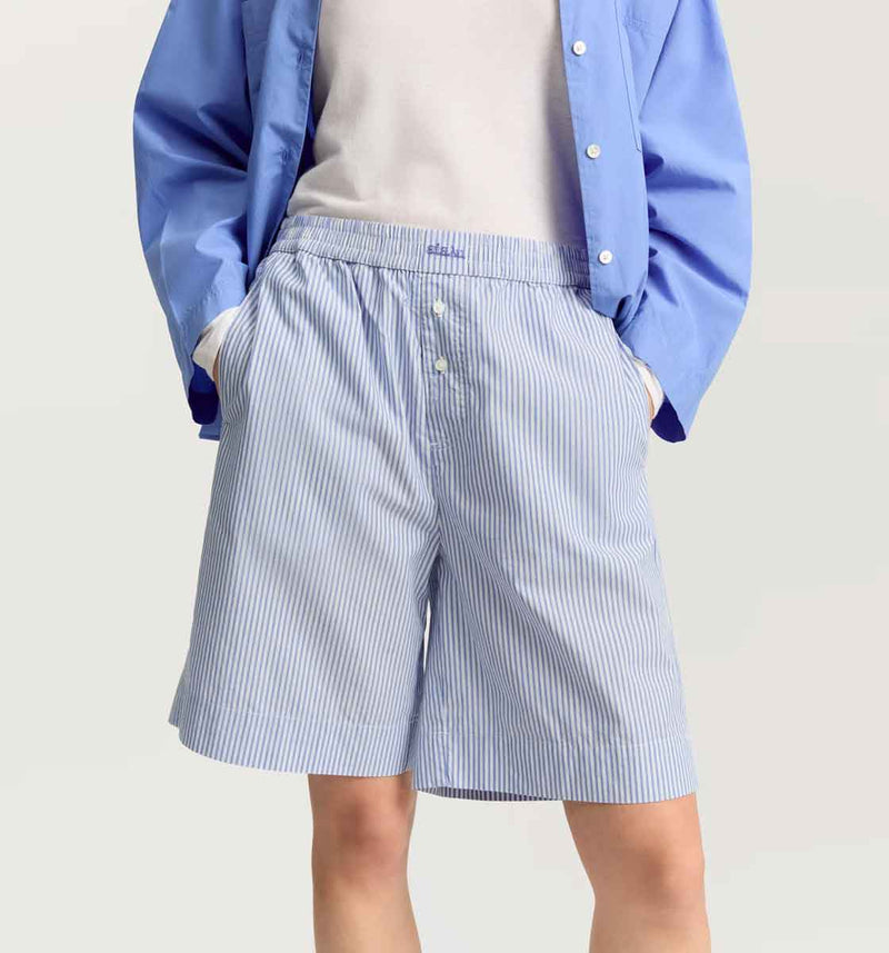 AIAYU Casual shorts long petite - mix air blue