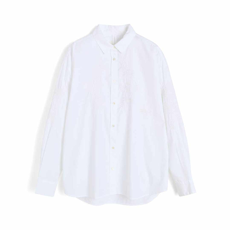 Hvid skjorte med broderi fra Aiayu