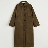 AIAYU Jay Oilskin frakke - bark