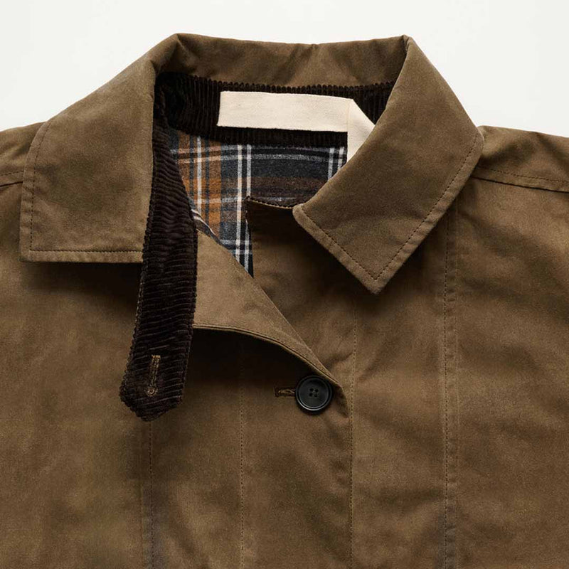 AIAYU Jay Oilskin frakke - bark