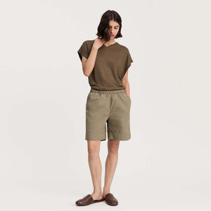 AIAYU Shorts Long - Olive Garden