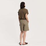 AIAYU Shorts Long - Olive Garden