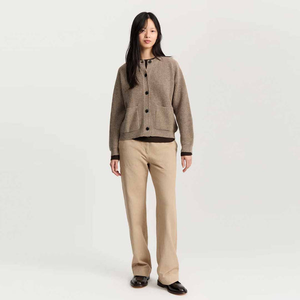 AIAYU Bine cardigan - Pure Soil