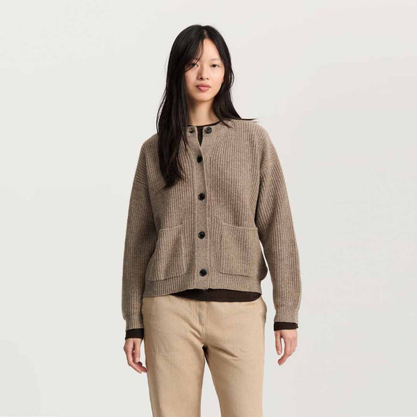 AIAYU Bine cardigan - Pure Soil