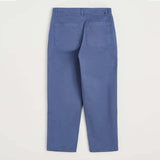 AIAYU Carlo Midwaist Wide Cotton bukser - Washed French Blue
