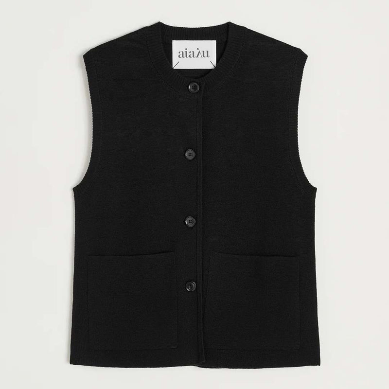 AIAYU Elva vest - sort