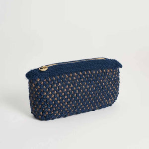 AIAYU Helen Classic clutch taske - Mix Navy / Brownie