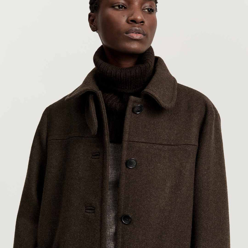 AIAYU Jamie Loden jakke - pure dark brown