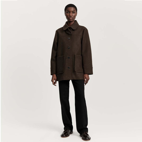 AIAYU Jamie Loden jakke - pure dark brown
