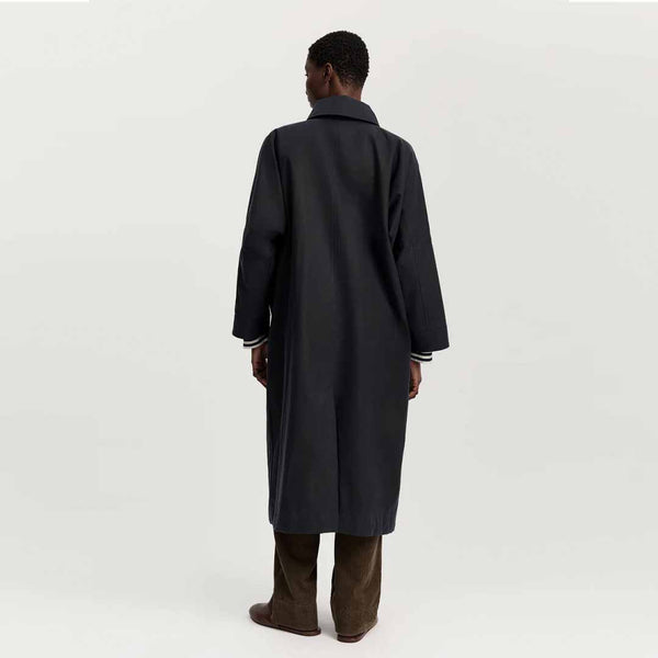 AIAYU Jay Oilskin frakke - navy