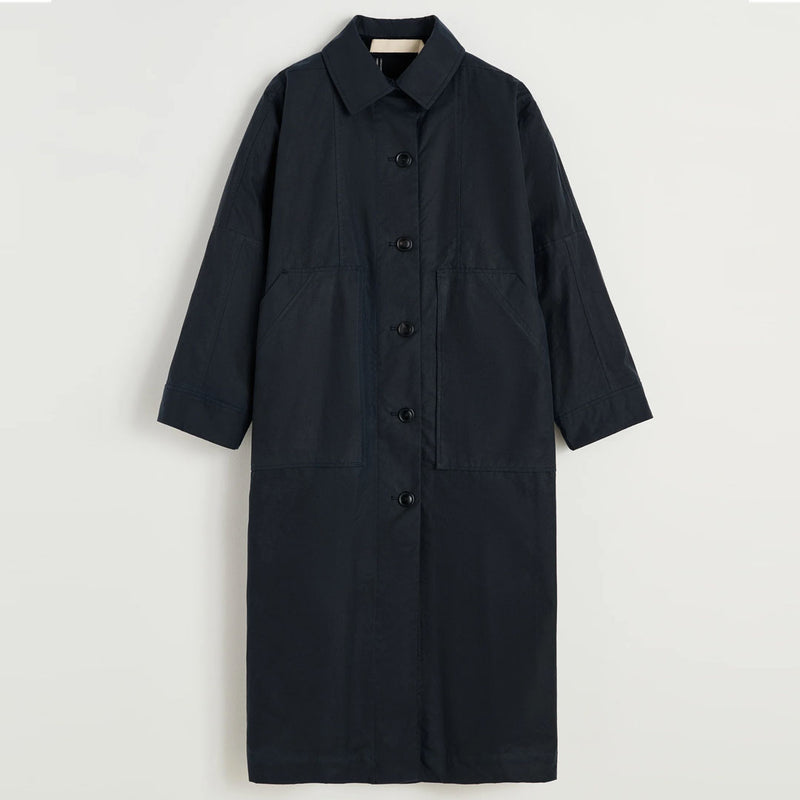 AIAYU Jay Oilskin frakke - navy