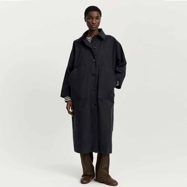 AIAYU Jay Oilskin frakke - navy