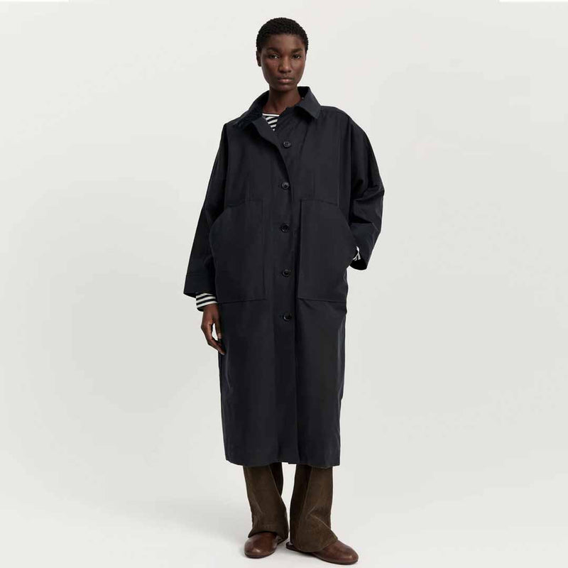 AIAYU Jay Oilskin frakke - navy