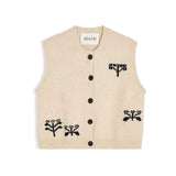 AIAYU Macha vest - Mix Pure Ecru