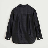 AIAYU Makya Silke skjorte - Black Navy