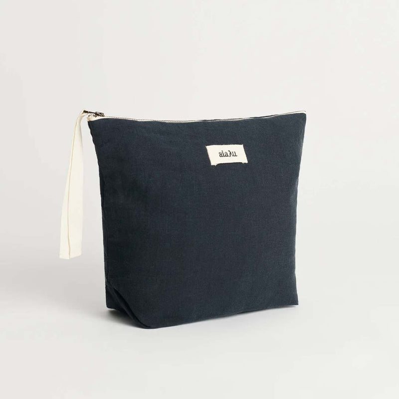 AIAYU Pouch Linen - Navy