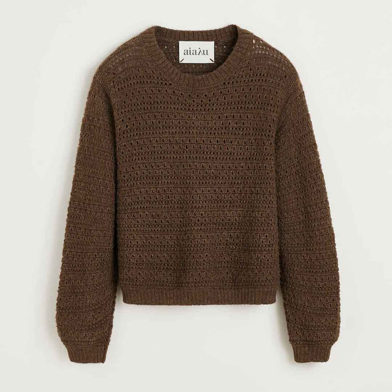 AIAYU Tamaya sweater - Brownie
